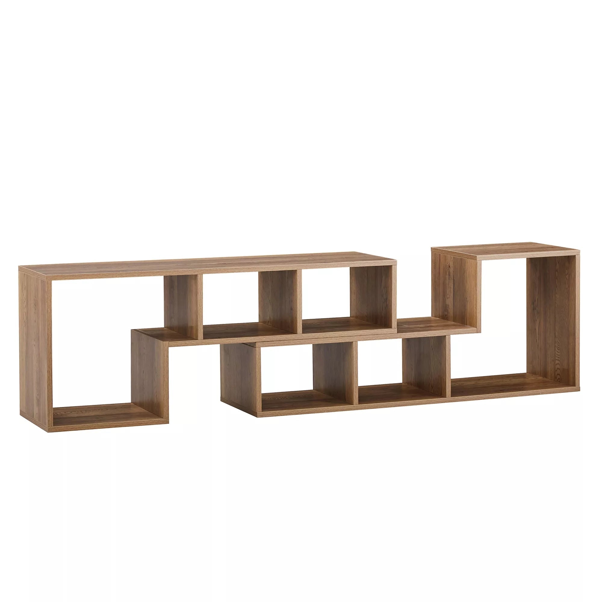 Bellemave® 2 Pieces Cube TV Stand,Free Combination Gaming Entertainment Center Media Stand,Open Storage Bookcase Shelf for Living Room,2 Shelf Bookcase L-Shaped TV Console Stand - Bellemave