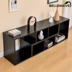 Bellemave® 2 Pieces Cube TV Stand,Free Combination Gaming Entertainment Center Media Stand,Open Storage Bookcase Shelf for Living Room,2 Shelf Bookcase L-Shaped TV Console Stand - Bellemave