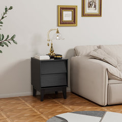Bellemave® 2 - Set Nightstands Features Vintage - style and Bevel Design - Bellemave