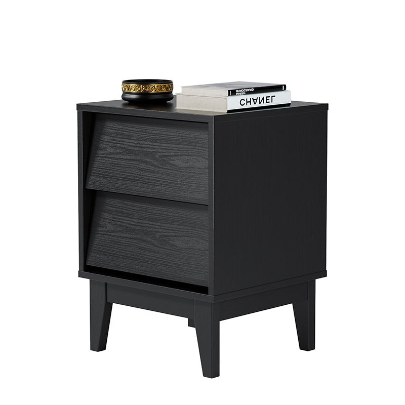 Bellemave® 2 - Set Nightstands Features Vintage - style and Bevel Design - Bellemave