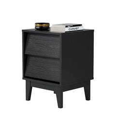Bellemave® 2 - Set Nightstands Features Vintage - style and Bevel Design - Bellemave