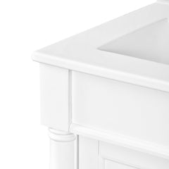 Bellemave® 24" Bathroom Vanity with Sink, Powder Room Small Bathroom Vanity with 2 - Door Cabinet, Solid Wood Frame Bathroom Storage Cabinet - Bellemave