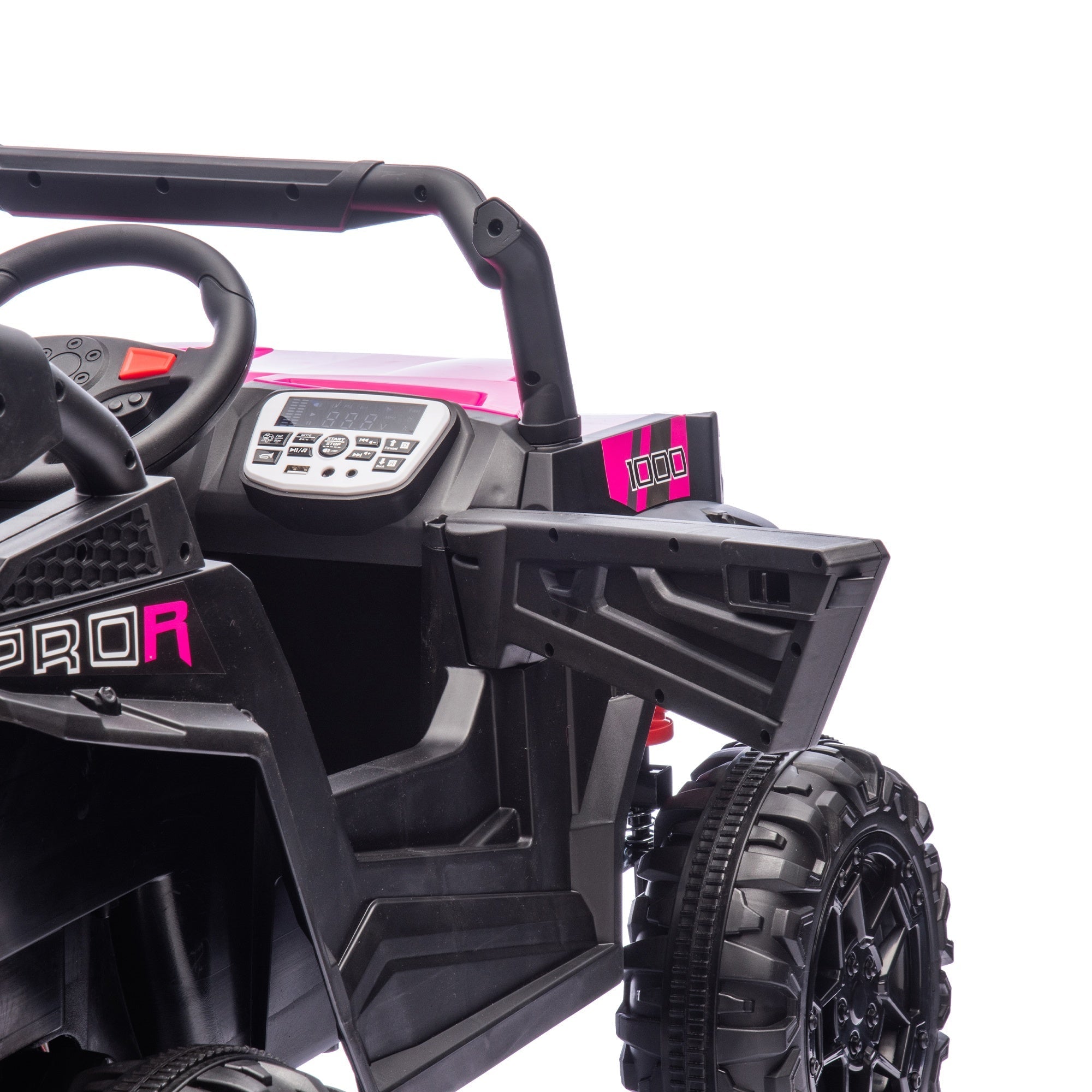 Bellemave® 24V 400W Electric Ride - On UTV for Kids 3 - 8 | Remote Control, Bluetooth, LED – Blue - Bellemave