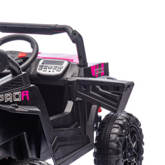 Bellemave® 24V 400W Electric Ride - On UTV for Kids 3 - 8 | Remote Control, Bluetooth, LED – Blue - Bellemave