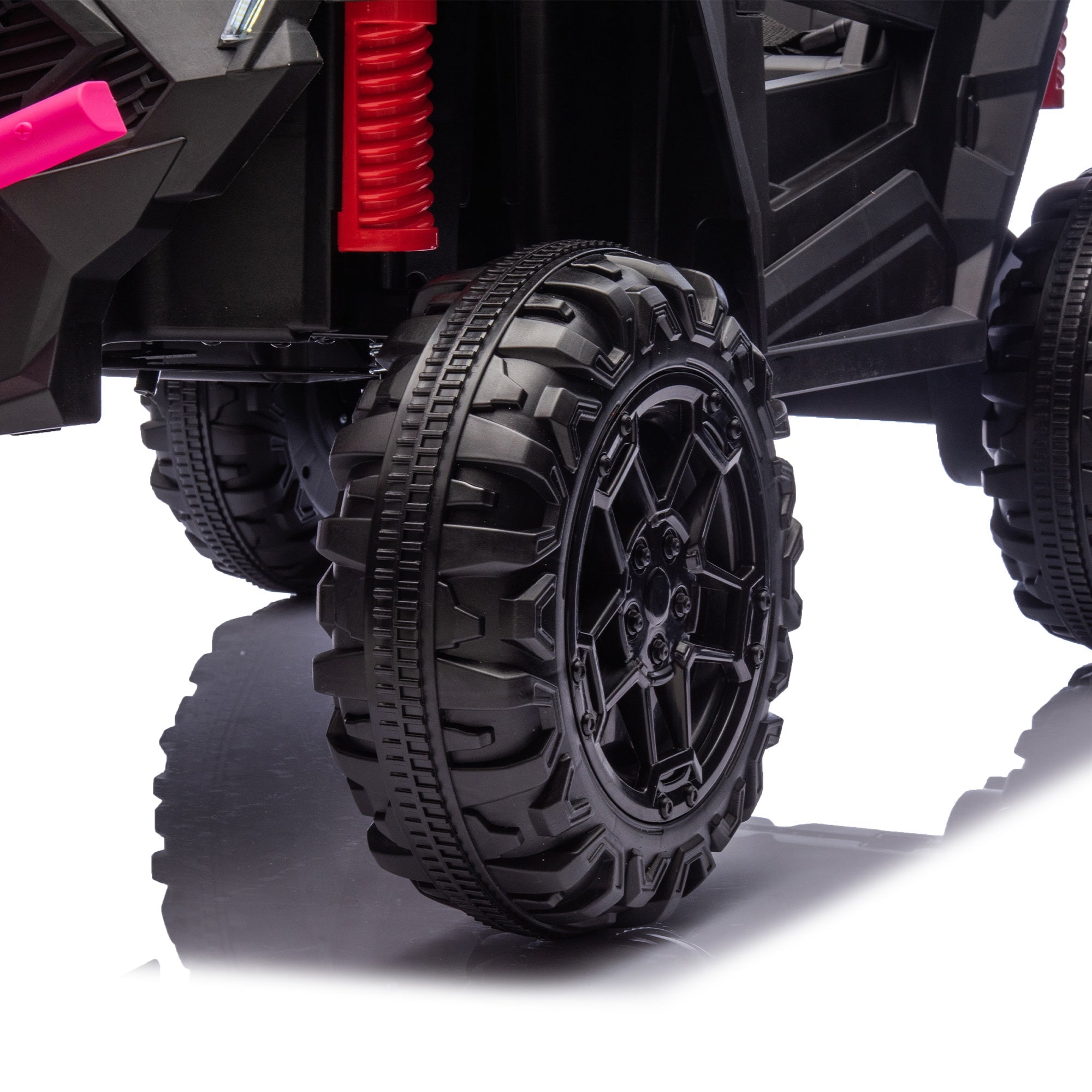 Bellemave® 24V 400W Electric Ride - On UTV for Kids 3 - 8 | Remote Control, Bluetooth, LED – Blue - Bellemave