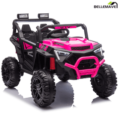 Bellemave® 24V 400W Electric Ride - On UTV for Kids 3 - 8 | Remote Control, Bluetooth, LED – Blue - Bellemave