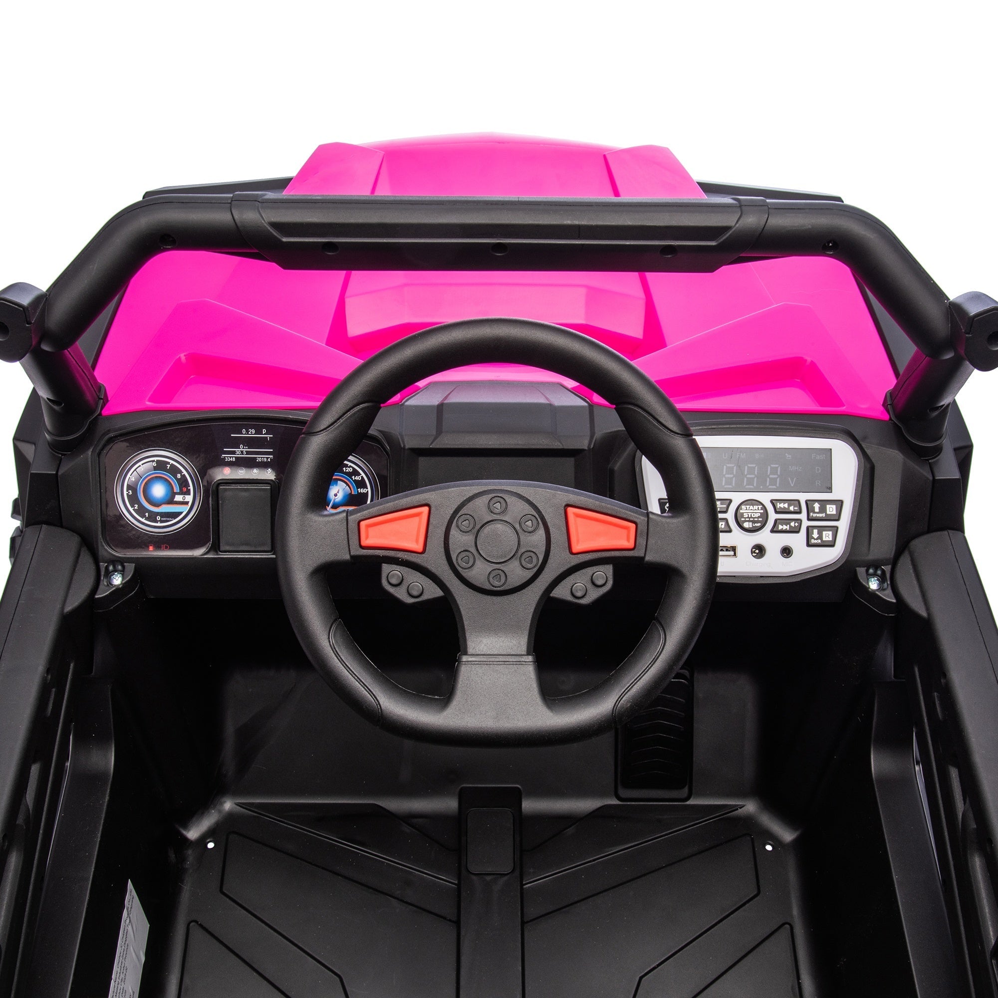 Bellemave® 24V 400W Electric Ride - On UTV for Kids 3 - 8 | Remote Control, Bluetooth, LED – Blue - Bellemave