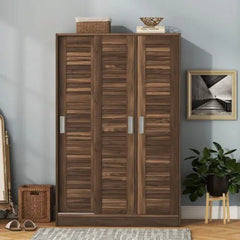Bellemave® 3 - Door Shutter Wardrobe with Shelves - Bellemave