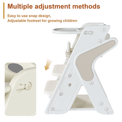 Bellemave® 3 - in - 1 Convertible Toddler Step Stool, Adjustable Height Toddler Tower, children's step stool with Safety Fence & Removable Dining Tray - Bellemave