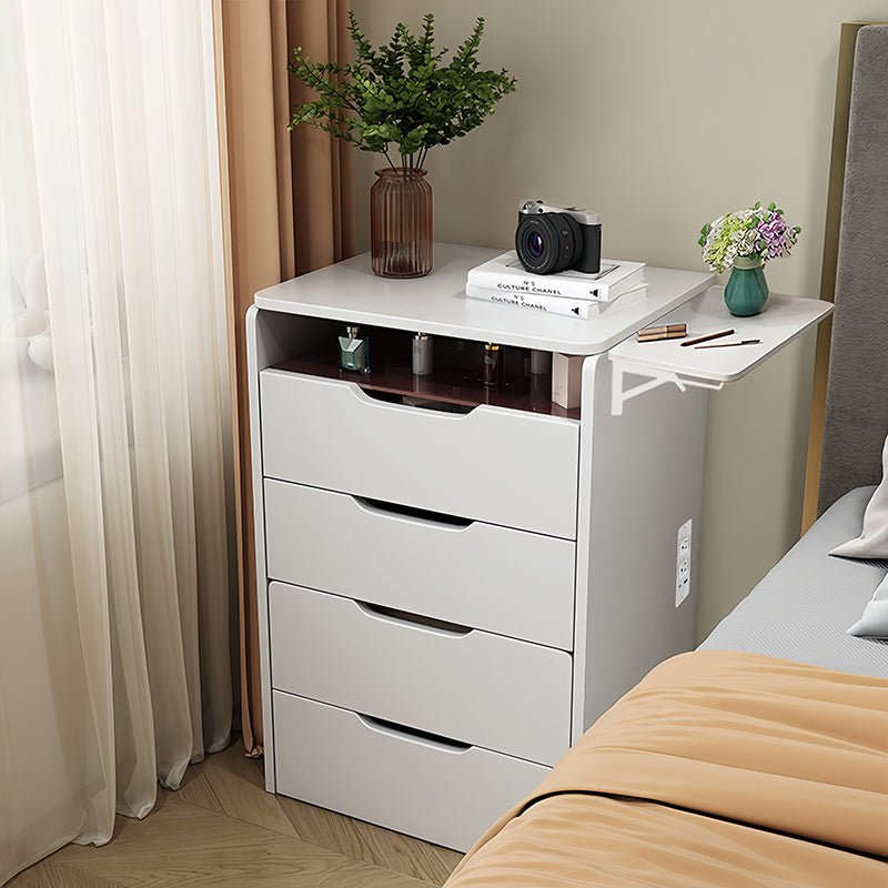 Bellemave® 3 - in - 1 Vanity Set with 3 Drawers and Lights, Hidden Panel and Hidden Stool - Bellemave