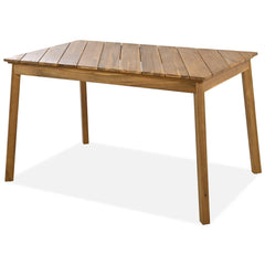 Bellemave® 3 - Pieces Acacia Wood Table Bench Dining Set,2 Benches and Picnic Beer Table - Bellemave
