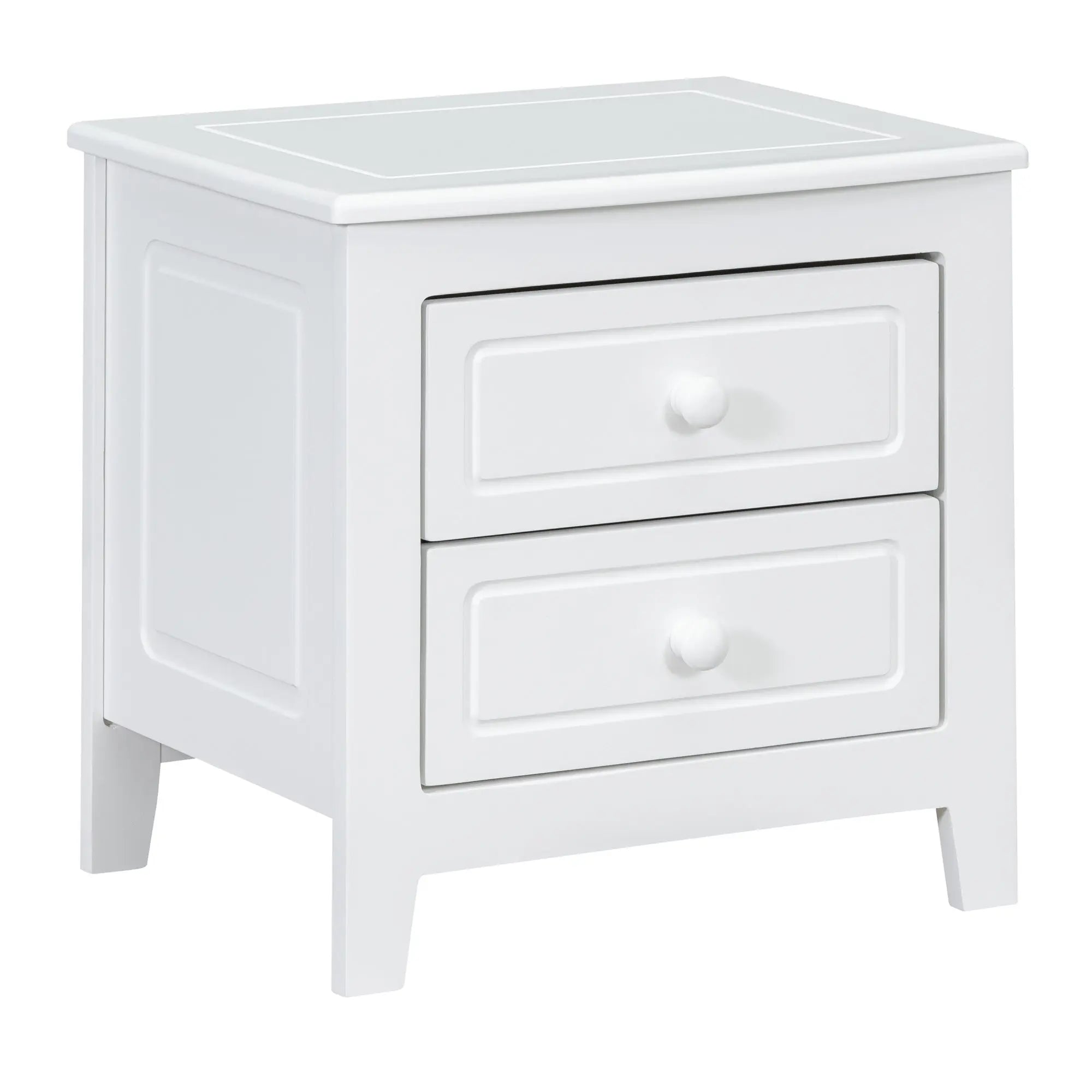 Bellemave® 3 - Pieces Bedroom Sets,Wood Platform Bed and Two Nightstands - Bellemave