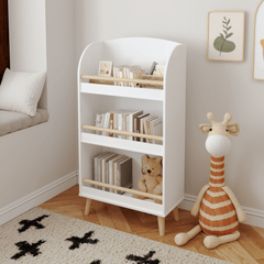 Bellemave® 3 - Tier Bookcase, Book Organizer, Toy Storage Cabinet Organizer - Bellemave