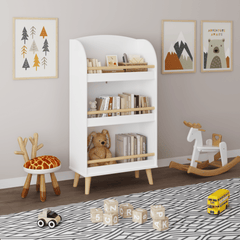 Bellemave® 3 - Tier Bookcase, Book Organizer, Toy Storage Cabinet Organizer - Bellemave