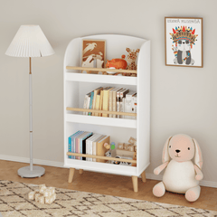 Bellemave® 3 - Tier Bookcase, Book Organizer, Toy Storage Cabinet Organizer - Bellemave