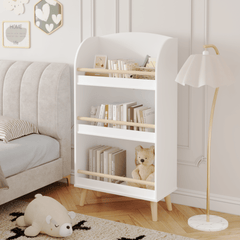 Bellemave® 3 - Tier Bookcase, Book Organizer, Toy Storage Cabinet Organizer - Bellemave