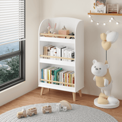 Bellemave® 3 - Tier Bookcase, Book Organizer, Toy Storage Cabinet Organizer - Bellemave