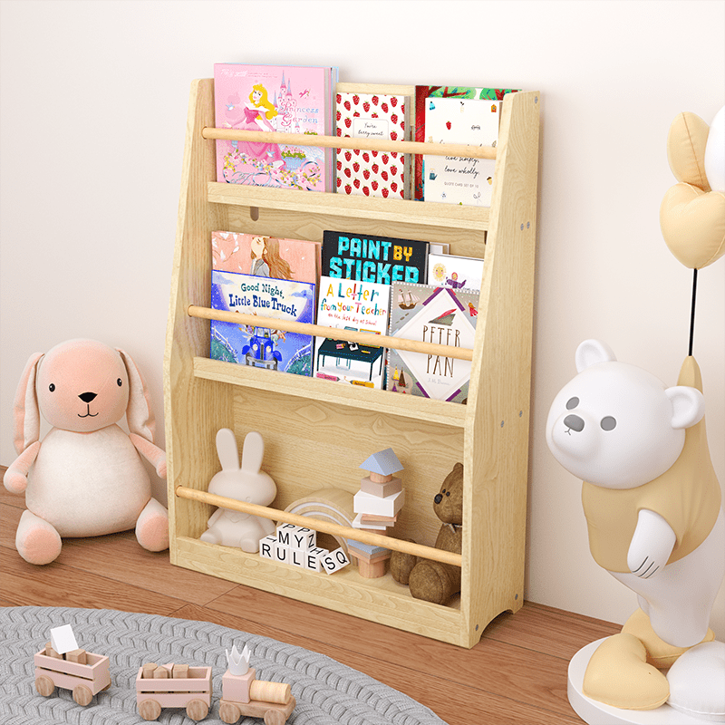 Bellemave® 3 Tier Kids Book Shelf - Bellemave