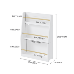 Bellemave® 3 Tier Kids Book Shelf - Bellemave