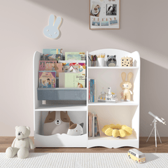 Bellemave® 3 Tier Kids Bookshelf and Toy Organizer - Bellemave