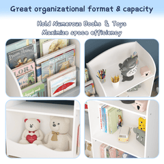 Bellemave® 3 Tier Kids Bookshelf and Toy Organizer - Bellemave