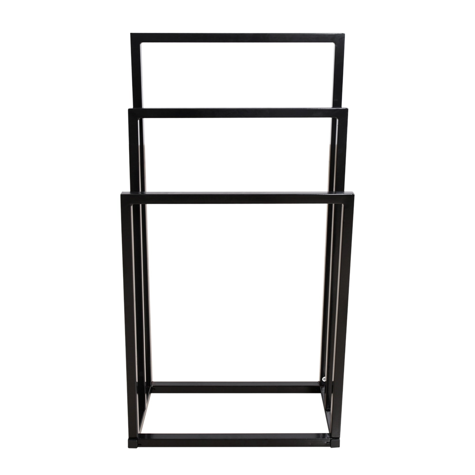 Bellemave® 3 - Tier Metal Towel Rack 3 Bars Freestanding Towel Holder Drying Shelf Stand Towel Bar Storage Ladder Bathroom Accessories Organizer Bath Storage,Hand Towel,Washcloth,Kitchen Cloth - Bellemave