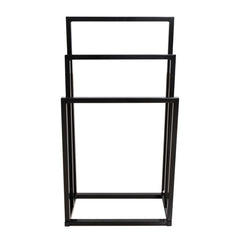 Bellemave® 3 - Tier Metal Towel Rack 3 Bars Freestanding Towel Holder Drying Shelf Stand Towel Bar Storage Ladder Bathroom Accessories Organizer Bath Storage,Hand Towel,Washcloth,Kitchen Cloth - Bellemave