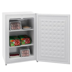 Bellemave® 3.0 Cubic Feet Compact Mini Freezer with Reversible Single Door and Adjustable Thermostat,White - Bellemave