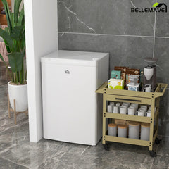 Bellemave® 3.0 Cubic Feet Compact Mini Freezer with Reversible Single Door and Adjustable Thermostat,White - Bellemave