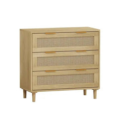 Bellemave® 31.50" 3 Drawers Rattan Storage Cabinet Rattan Drawer - Bellemave