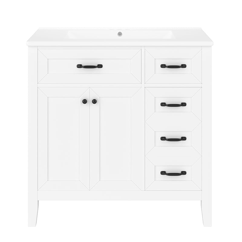Bellemave® 36" Bathroom Vanity with Sink Combo and Drawers - Bellemave