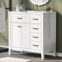 Bellemave® 36" Bathroom Vanity with Sink Combo and Drawers - Bellemave