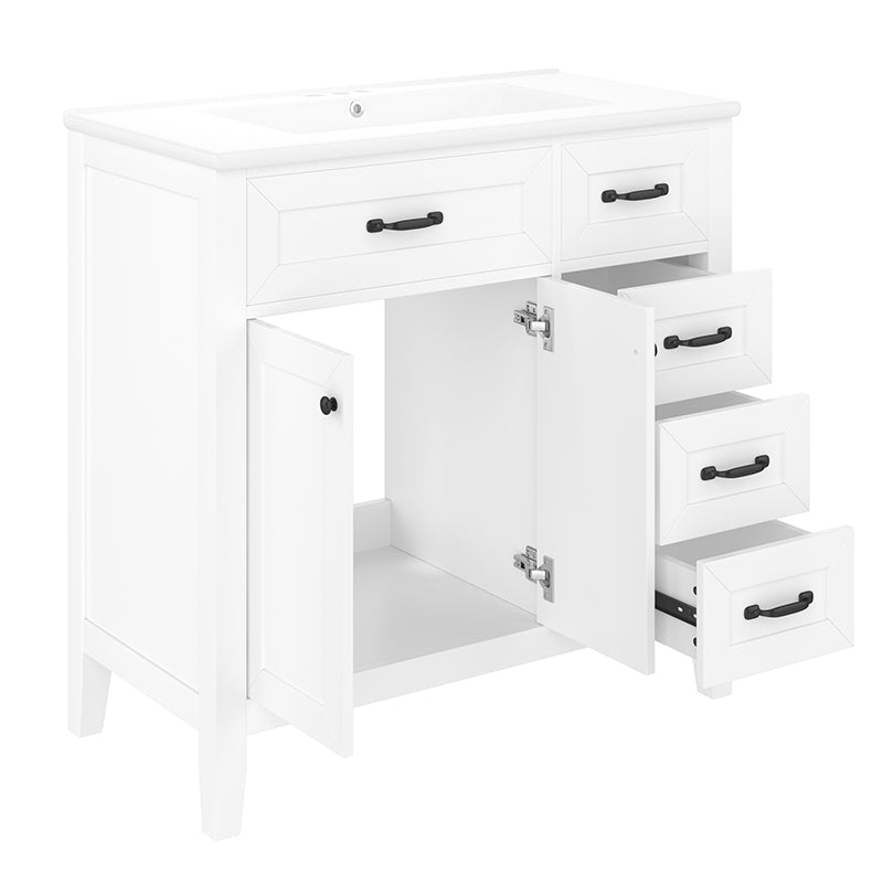 Bellemave® 36" Bathroom Vanity with Sink Combo and Drawers - Bellemave