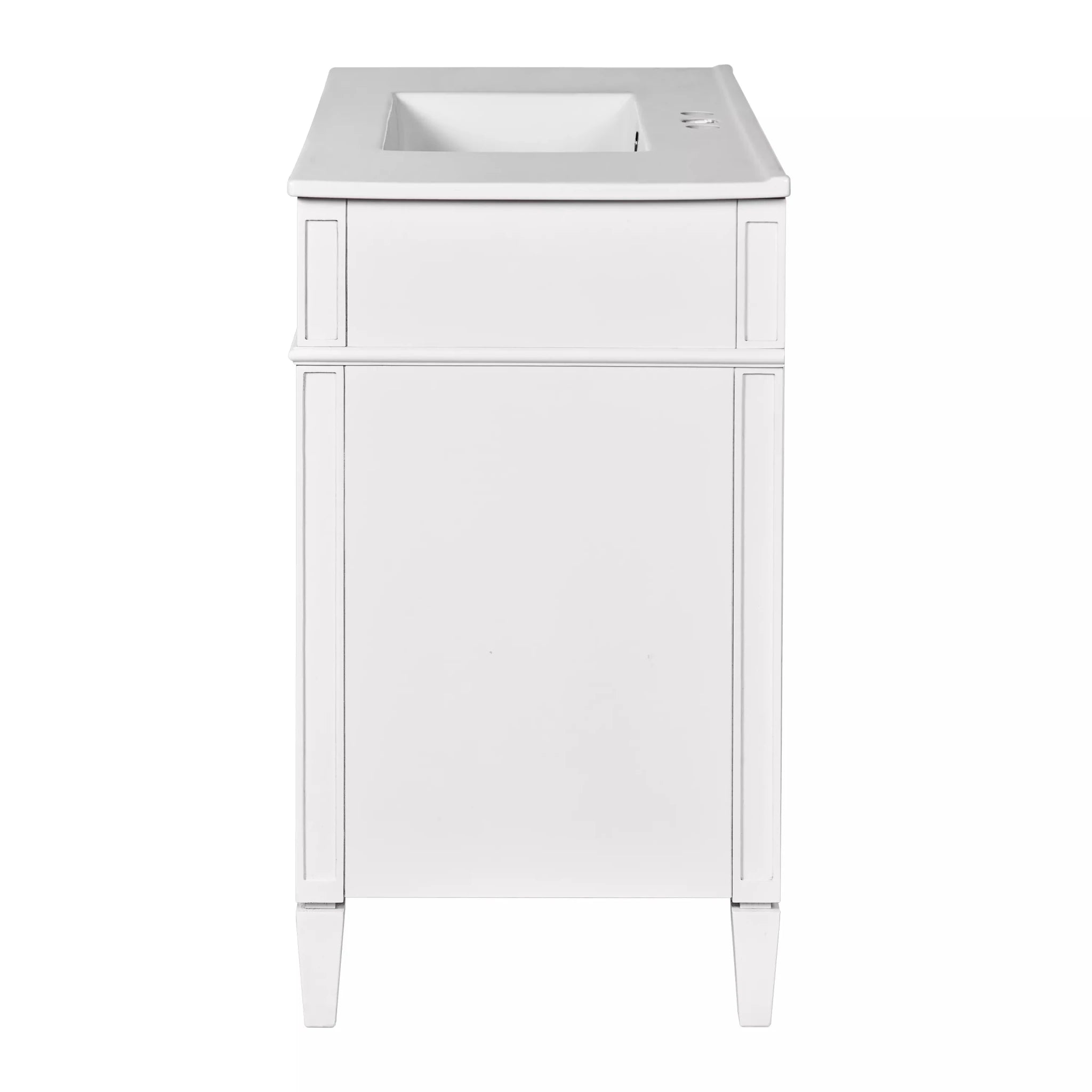 Bellemave® 36 Inch Bathroom Vanity with Sink, Modern Single Sink Bathroom Vanity Cabinet with Storage Drawers and Tip-Out Drawer - Bellemave