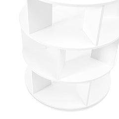 Bellemave® 360° Revolving Shoe Rack Tower, 7 - Tier Spinning Shoe Shelf with 5 Grids Per Layer - Bellemave