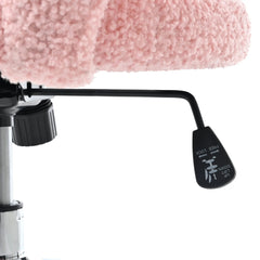 Bellemave® 360° Swivel Height Adjustable Teddy Fabric Swivel Chair - Bellemave