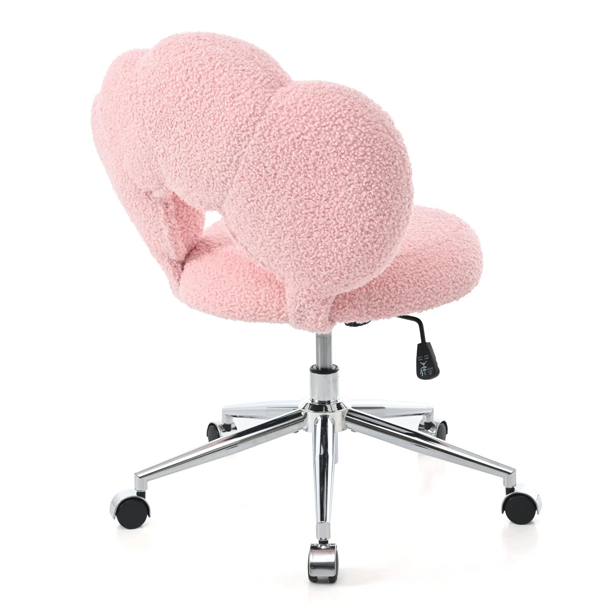 Bellemave® 360° Swivel Height Adjustable Teddy Fabric Swivel Chair - Bellemave