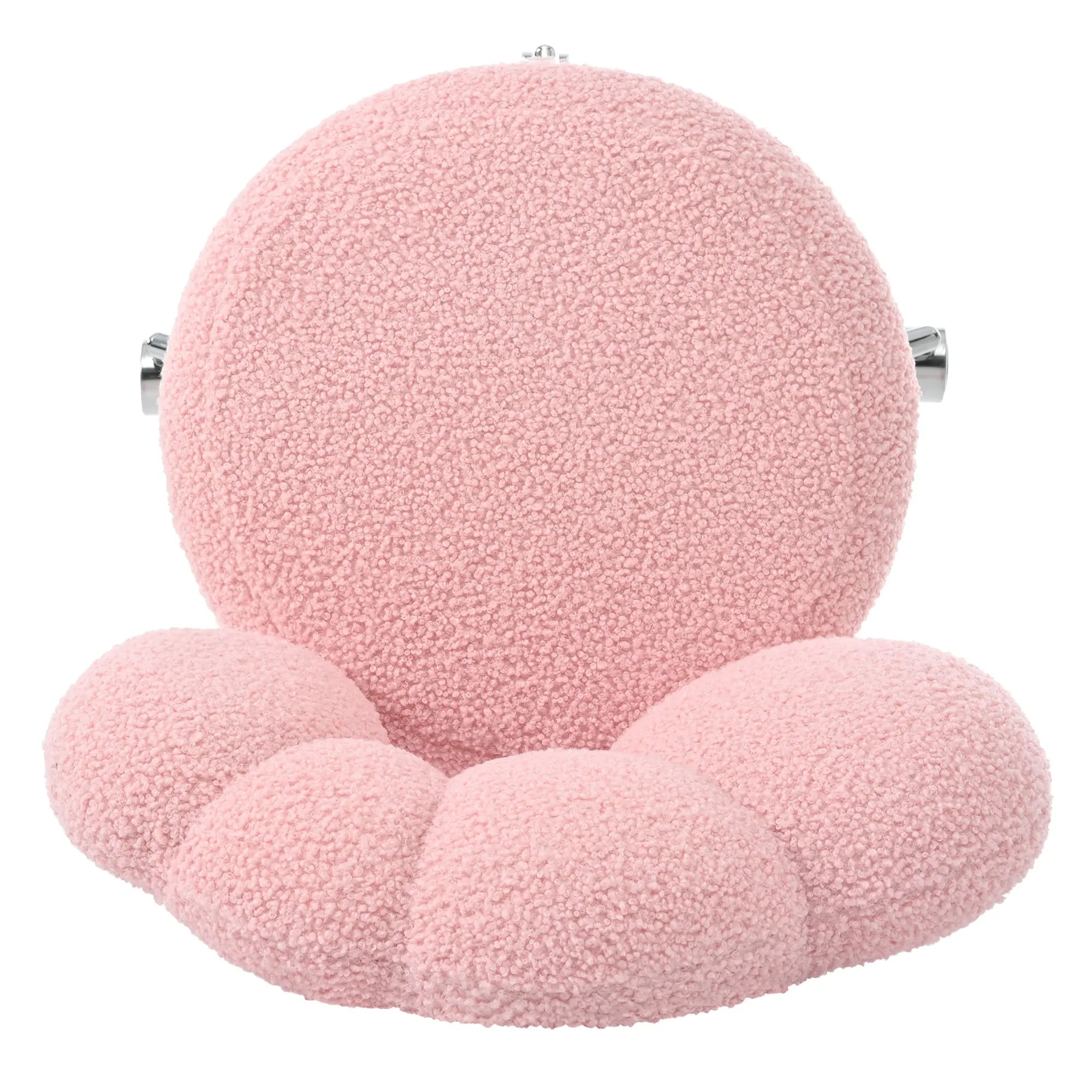 Bellemave® 360° Swivel Height Adjustable Teddy Fabric Swivel Chair - Bellemave