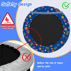 Bellemave® 36inch Mini Trampoline for Kids Ages 1 - 6 Indoor Outdoor Trampoline with Handle - Bellemave