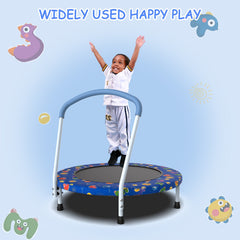 Bellemave® 36inch Mini Trampoline for Kids Ages 1 - 6 Indoor Outdoor Trampoline with Handle - Bellemave