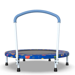 Bellemave® 36inch Mini Trampoline for Kids Ages 1 - 6 Indoor Outdoor Trampoline with Handle - Bellemave