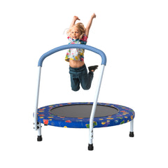 Bellemave® 36inch Mini Trampoline for Kids Ages 1 - 6 Indoor Outdoor Trampoline with Handle - Bellemave