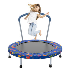 Bellemave® 36inch Mini Trampoline for Kids Ages 1 - 6 Indoor Outdoor Trampoline with Handle - Bellemave