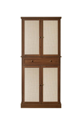 Bellemave® 4 Door Cabinet with 1 Drawer, with 4 Adjustable Inner Shelves - Bellemave
