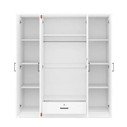 Bellemave® 4 - Door Wardrobe with 1 Drawer - Bellemave