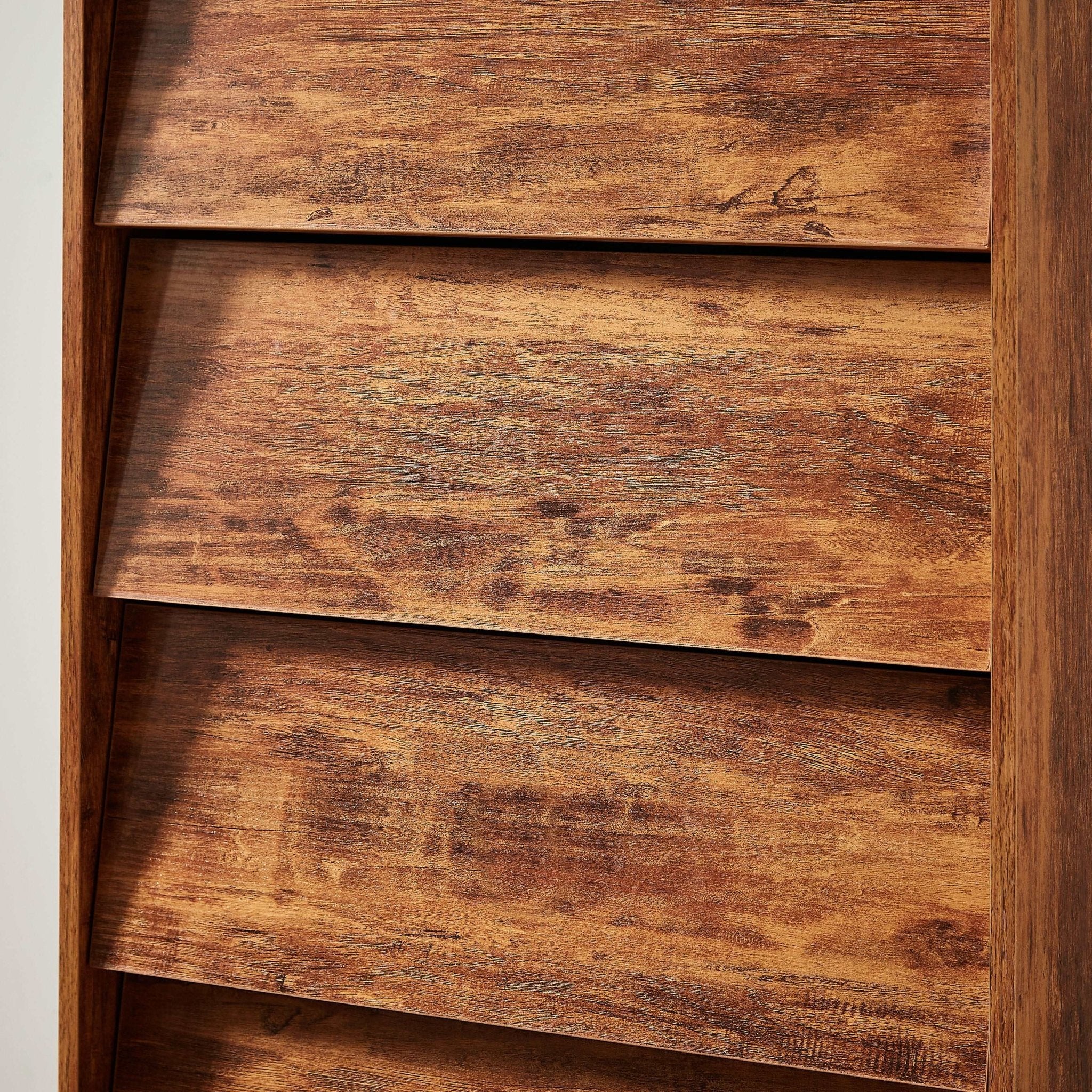 Bellemave® 4 Drawer Double Dresser Features Vintage - style and Bevel Design - Bellemave