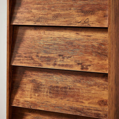 Bellemave® 4 Drawer Double Dresser Features Vintage - style and Bevel Design - Bellemave
