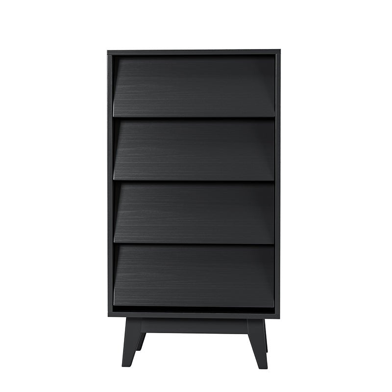 Bellemave® 4 Drawer Double Dresser Features Vintage - style and Bevel Design - Bellemave
