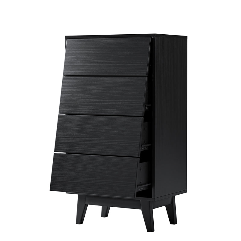 Bellemave® 4 Drawer Double Dresser Features Vintage - style and Bevel Design - Bellemave