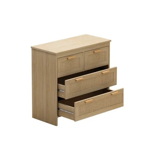 Bellemave® 4 Drawers Rattan Cabinet - Bellemave